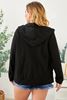 Picture of PLUS SIZE ZIP UP WITH HOOD JACKET